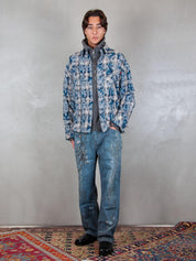 Acupuncture Camicia <BR/>Hyper Acid Shirt HYPER ACID SHIRT BLUE GRID Acupuncture 