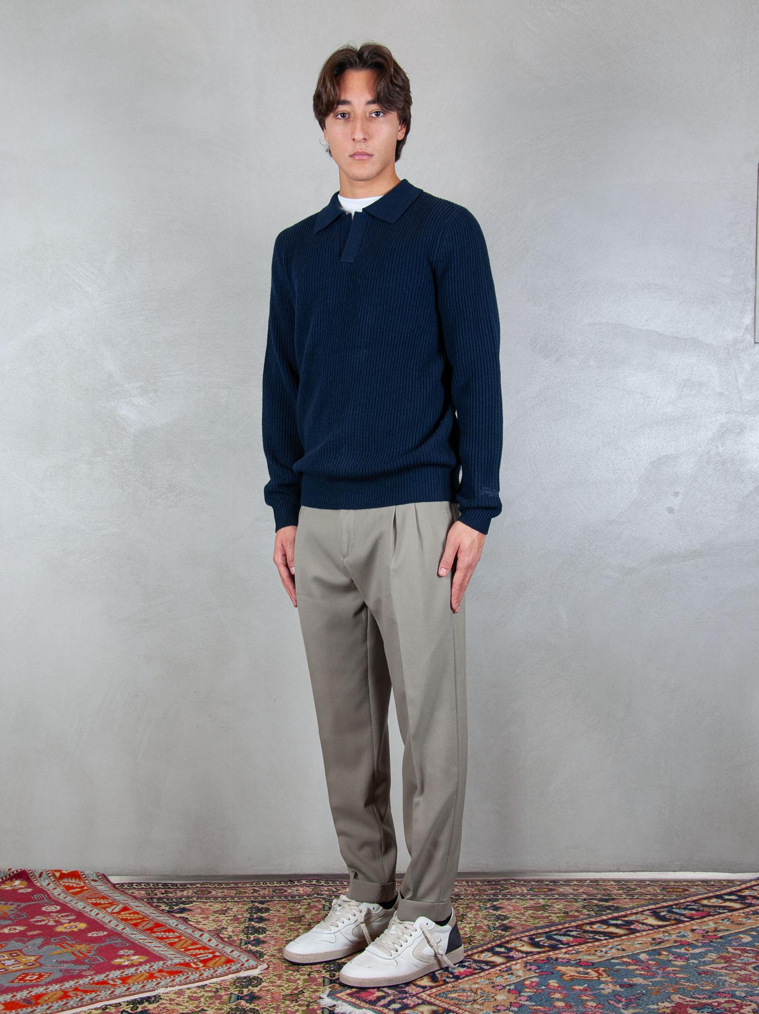 MC2 Saint Barth maglia Downing polo wool DOW0002 00063I MC2 St Barth 