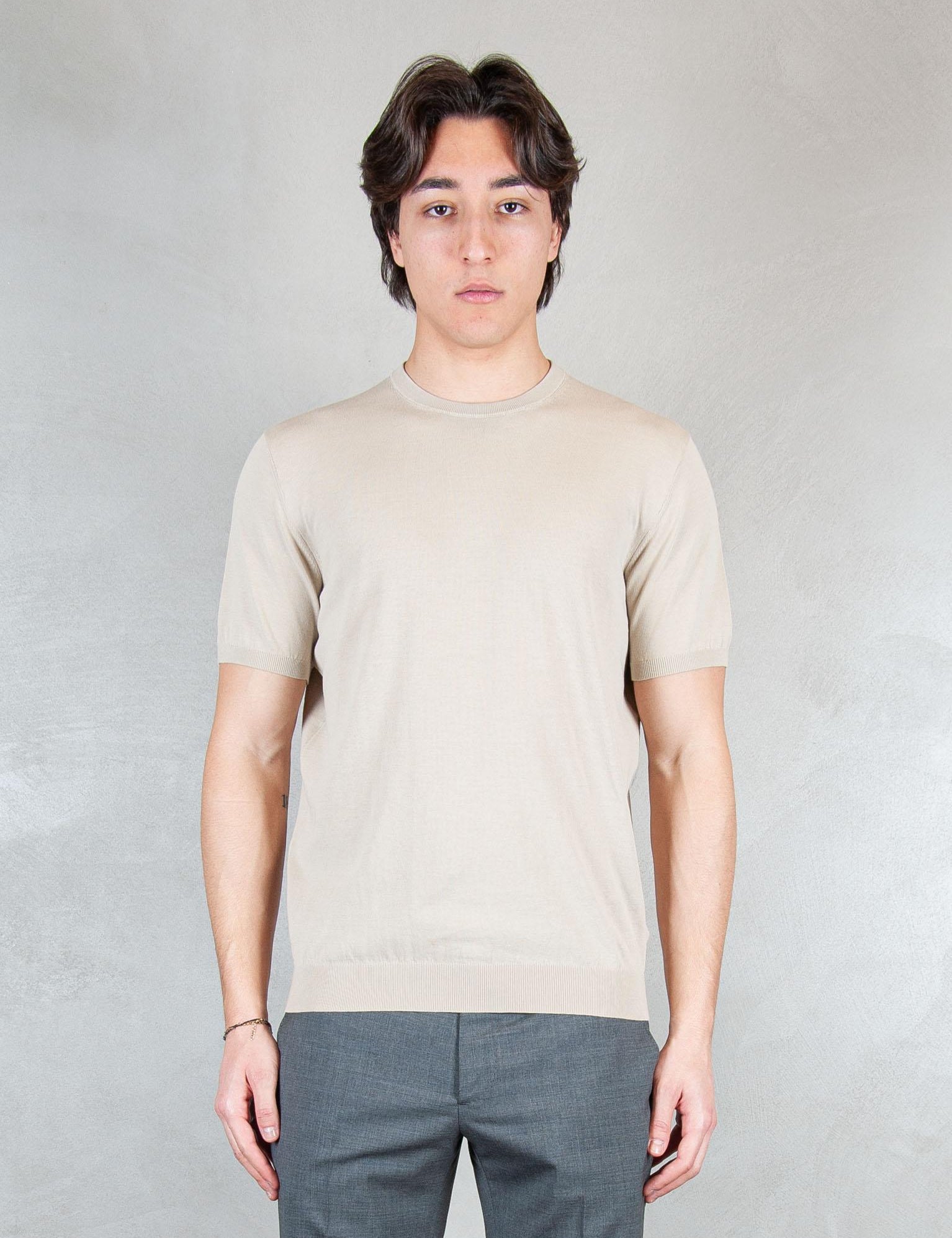 >Tshirt Cotone Crepe DK17003 SABBIA Raphael - Dkt 