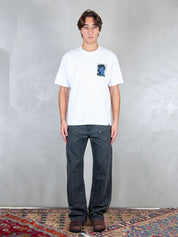 Parra T-shirt <BR/>Nothing Please tee 54305 WHITE Parra 