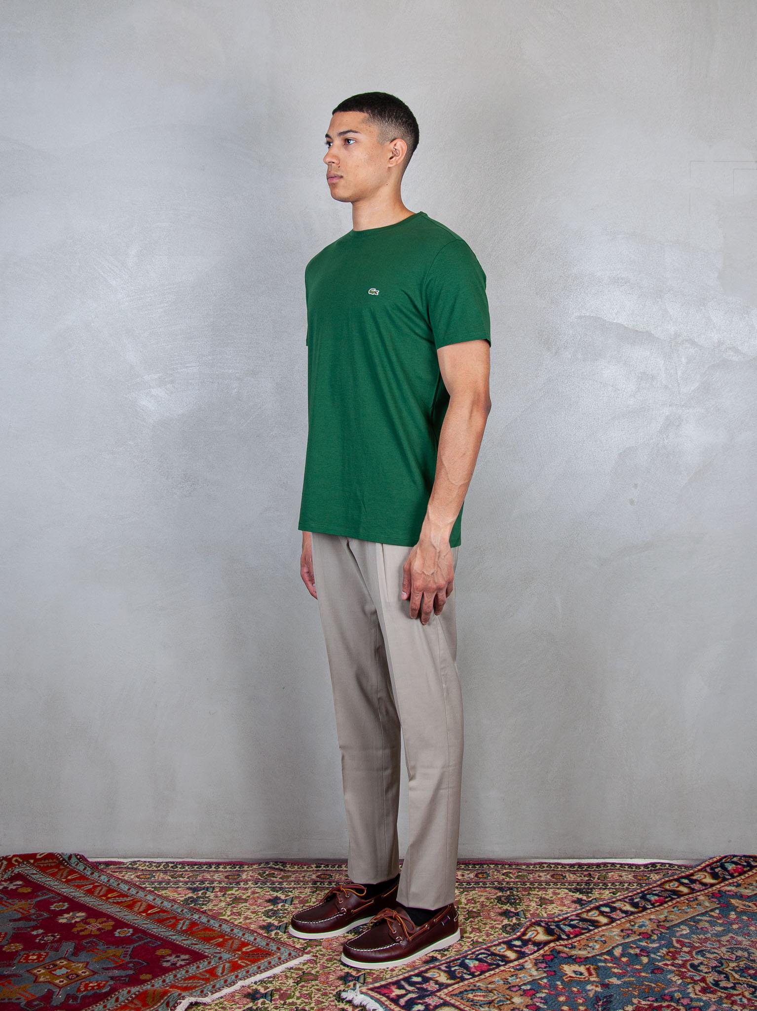 T-Shirt in cotone Pima TH6709 132 Lacoste 
