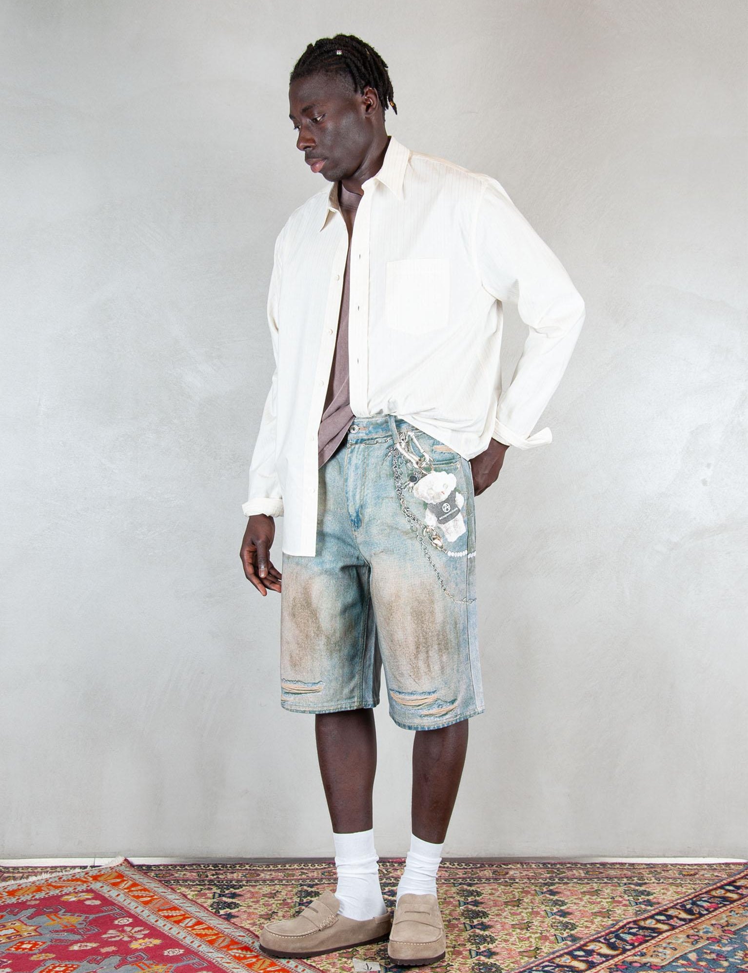 >Ocean Front Shorts OCEAN FRONT SHORTS DENIM BLUE Acupuncture 