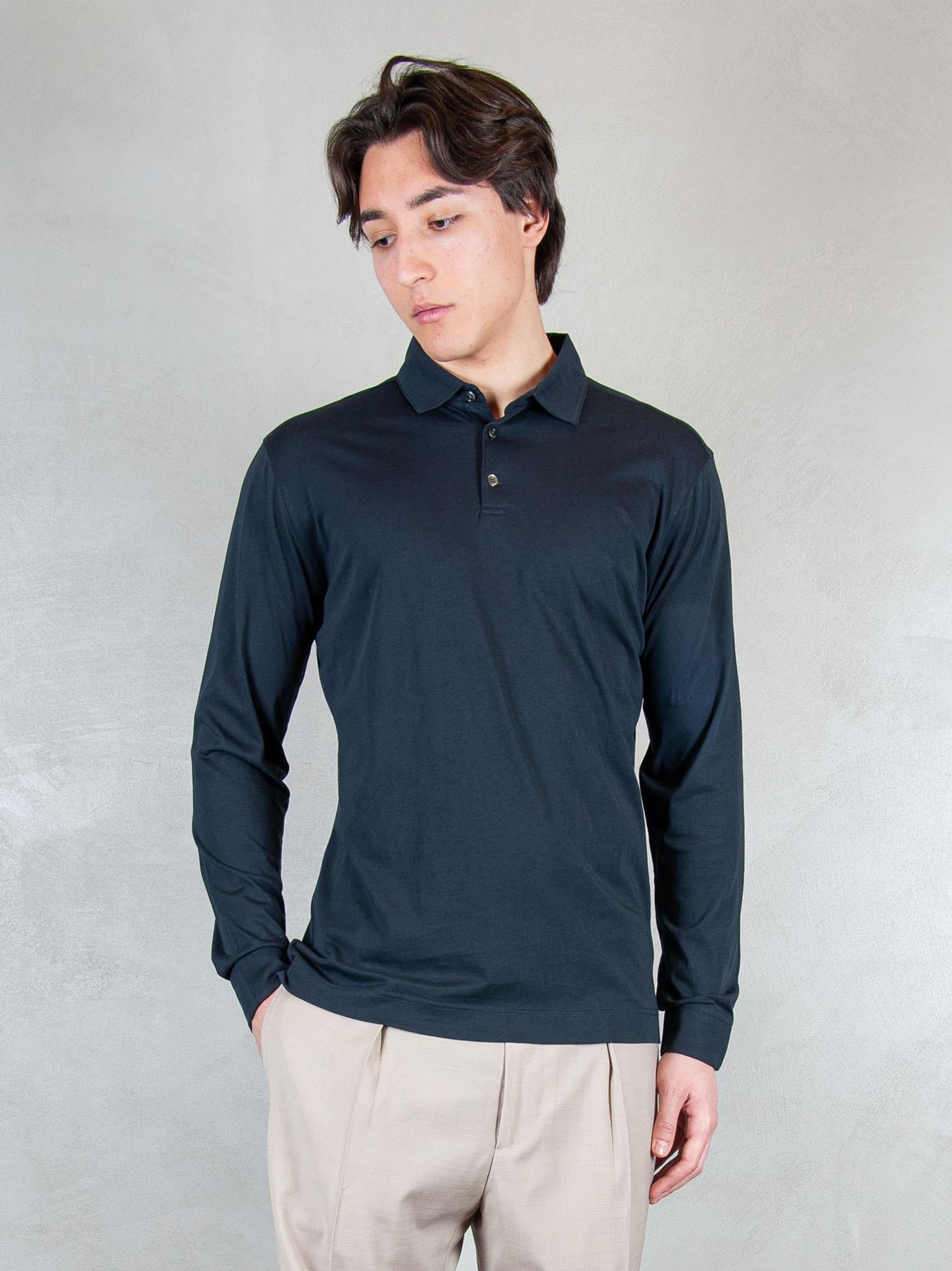 Raphael1966 Polo Cotone Pima DK17101 BLU NOTTE Raphael - Dkt 
