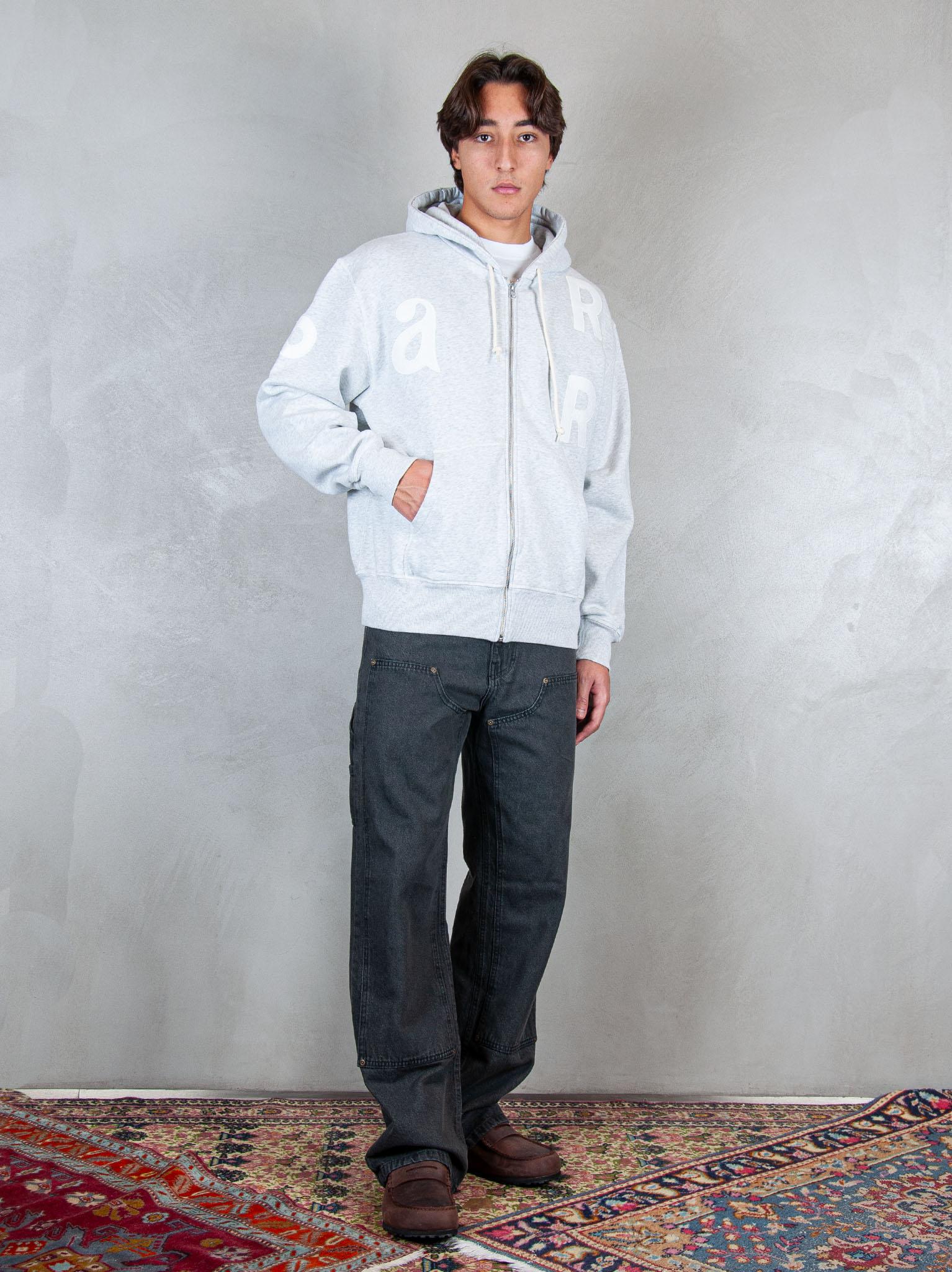 Parra Felpa World Salad zip hooded 54131 HEATHER GREY Parra 