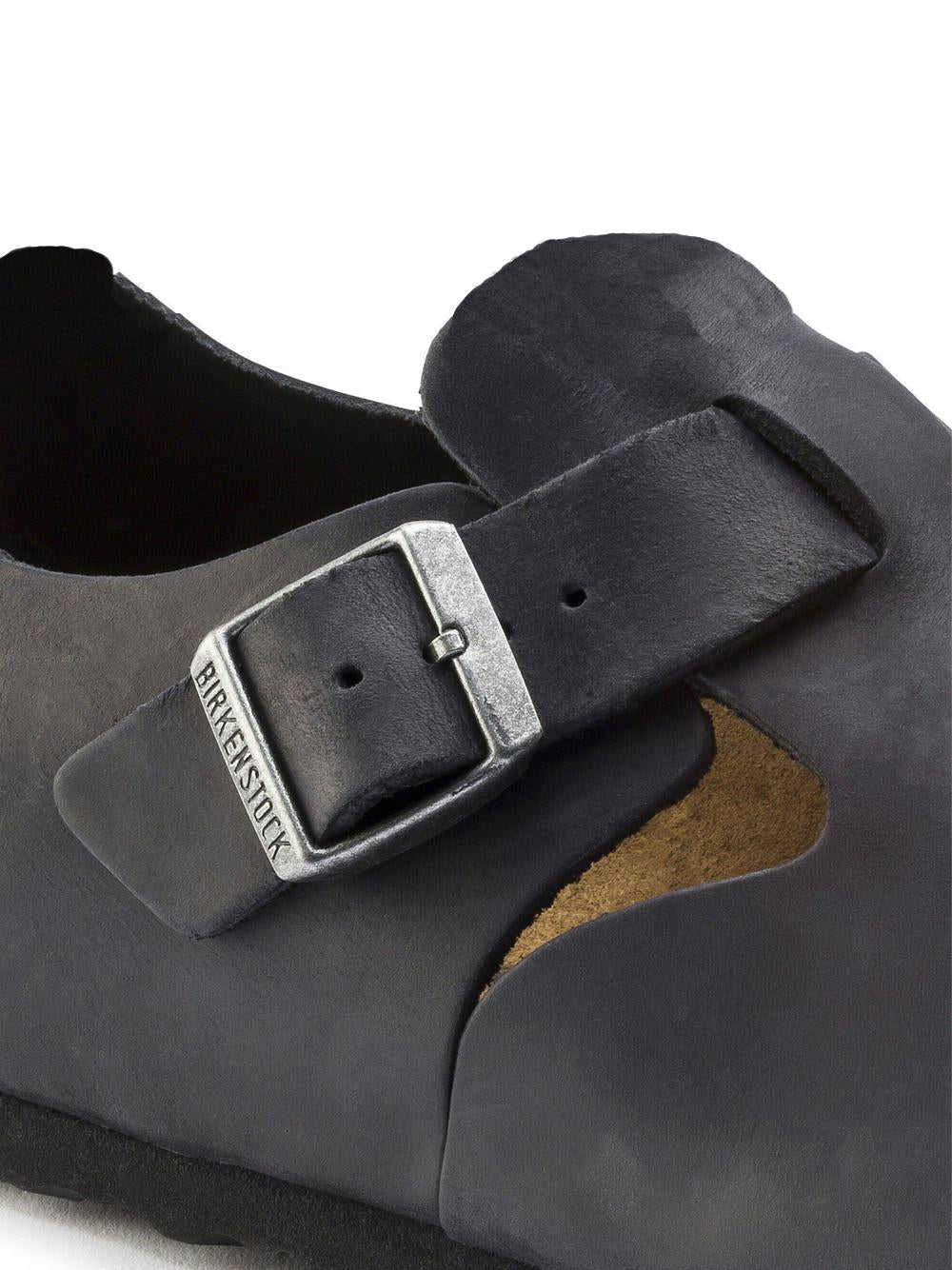 Birkenstock London LONDON OILED LTHR-BLACK Birkenstock 