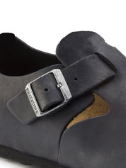 Birkenstock <BR/>London LONDON OILED LTHR-BLACK Birkenstock 