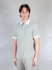 K-Way Polo  <BR/>Vic millerighe yarn dyed piquè K2145DW AZX K-Way 