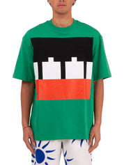 TTT T-Shirt <BR/>Block Logo TS015 GREEN TTT 