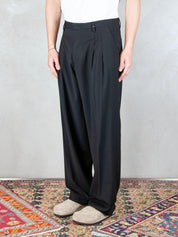 I'M Brian <BR/>Pantalone Loose 2 pinces PA3680 NERO I'm Brian 