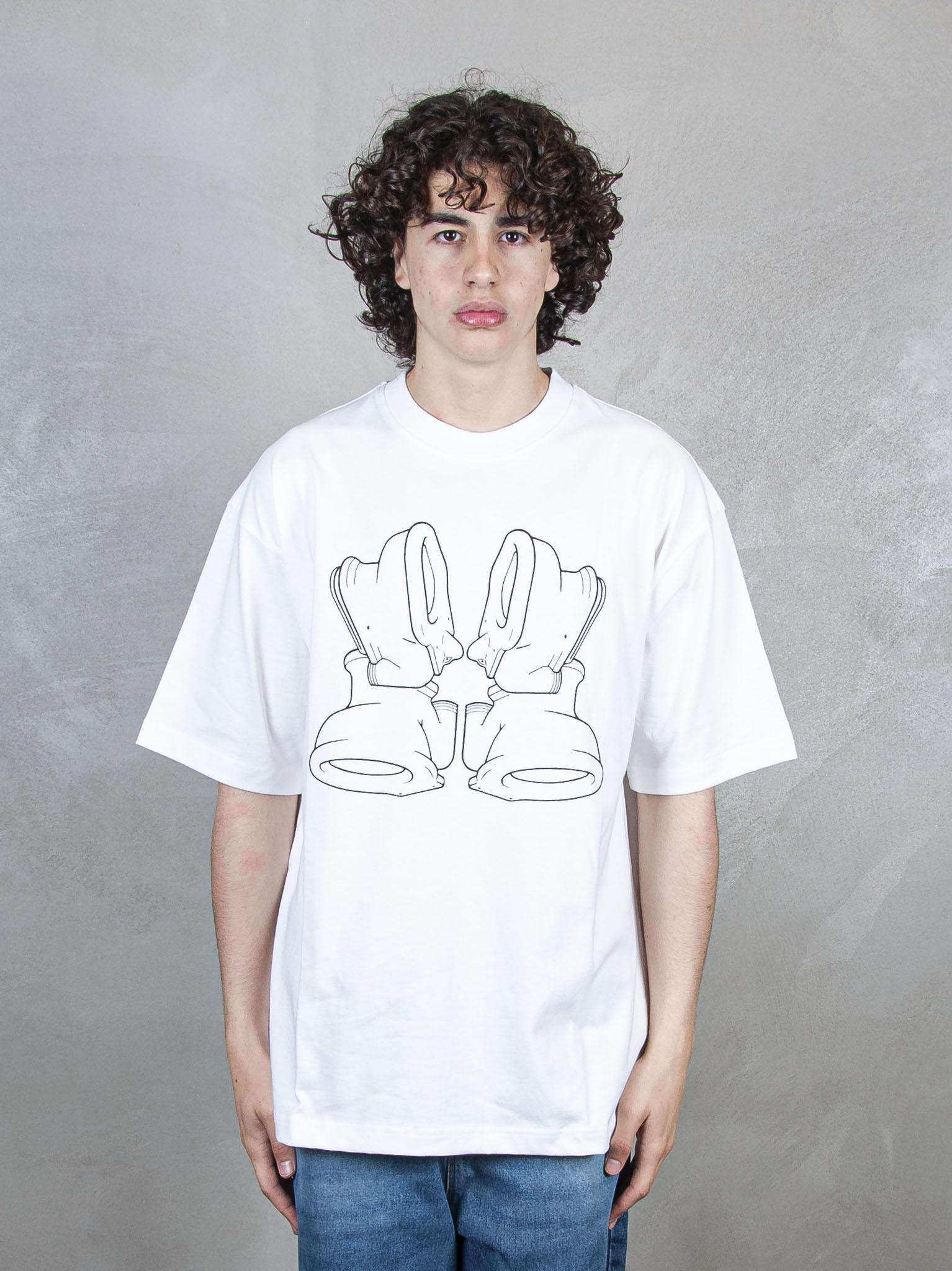 TTT T-Shirt Sanitary Date Tee 12TS001 WHITE TTT 