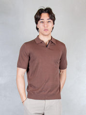 Markup Polo <BR/>Capri MK1900024 TABACCO MarkUp 