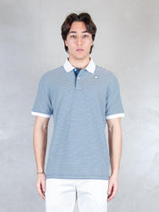 K-Way Polo  <BR/>Vic millerighe yarn dyed piquè K2145DW CO6 K-Way 