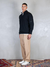 C.P. Company Maglia <BR/>Lambswool half zip KN709A-110149A 999 C.P. company 
