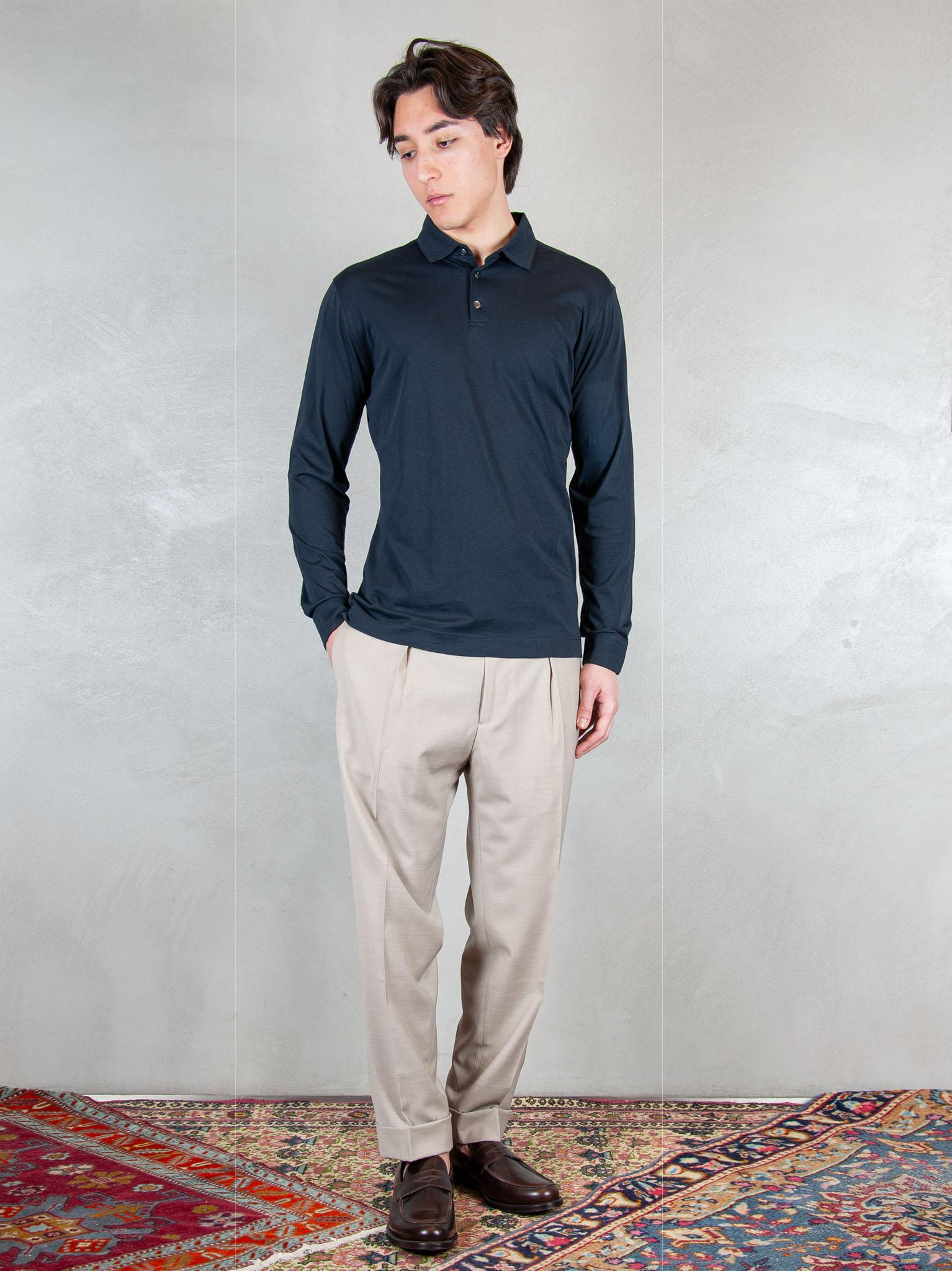 Raphael1966 Polo Cotone Pima DK17101 BLU NOTTE Raphael - Dkt 