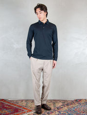Raphael1966 Polo <BR/>Cotone Pima DK17101 BLU NOTTE Raphael - Dkt 