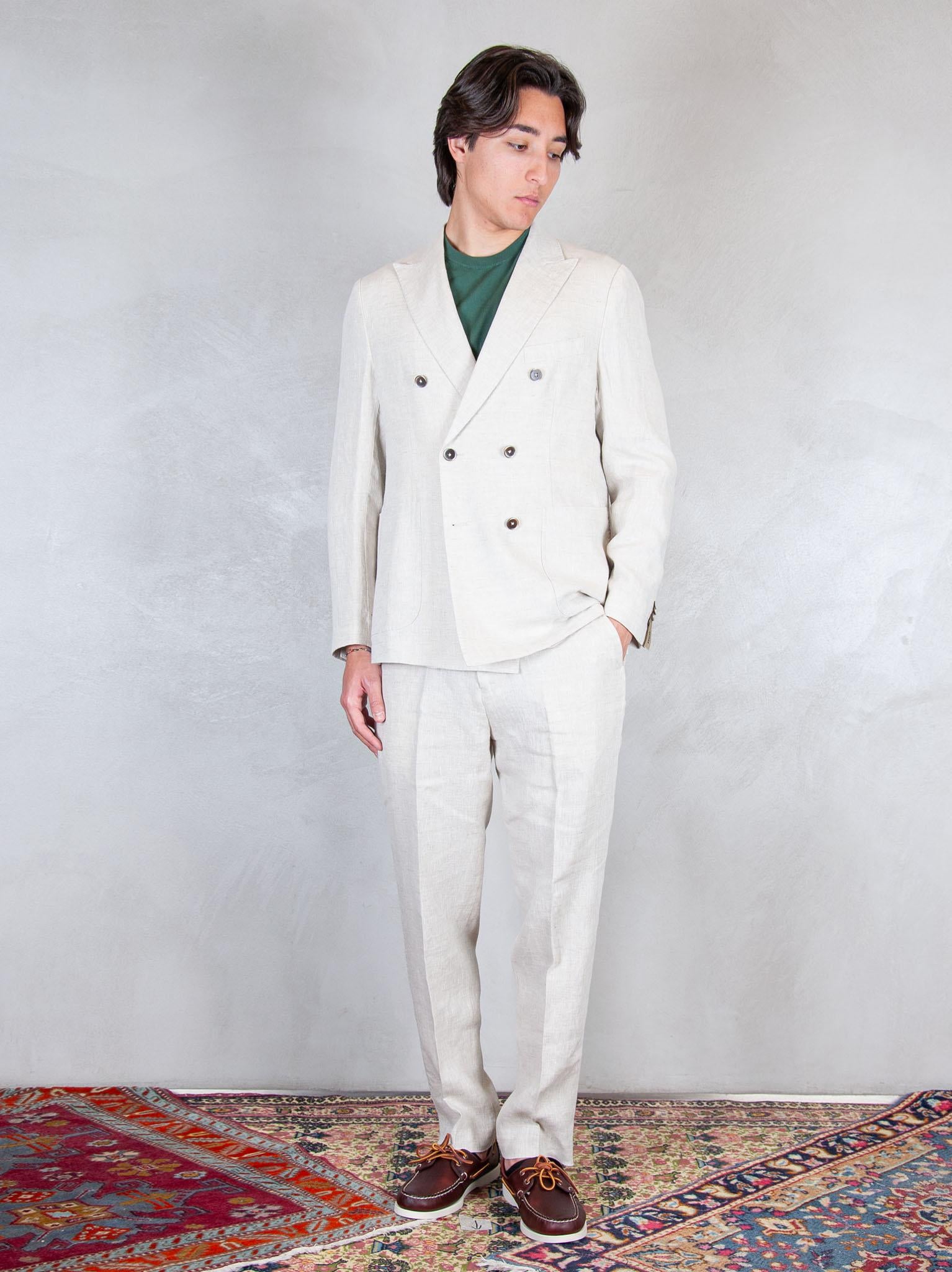 Seinse Pantaloni Lino PSE1523 BEIGE Seinse 
