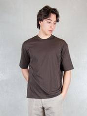 Raphael1966 Tshirt <BR/>Basic Cotone Pima DK17106 MORO Raphael - Dkt 