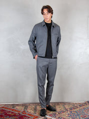 I'M Brian <BR/>Overshirt zip GIU3472 GRIGIO I'm Brain 
