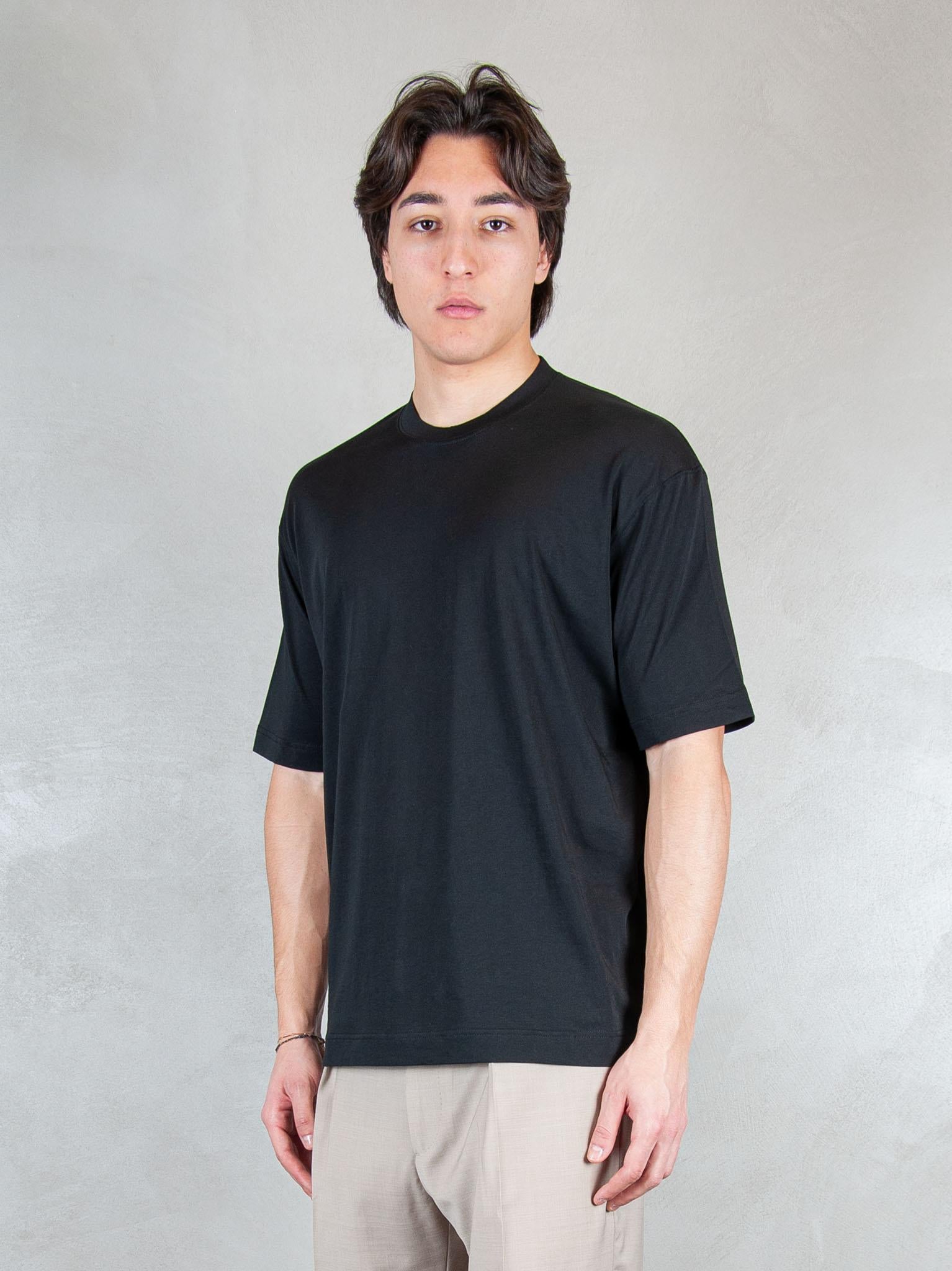 Raphael1966 Tshirt Basic Cotone Pima DK17106 NERO Raphael - Dkt 