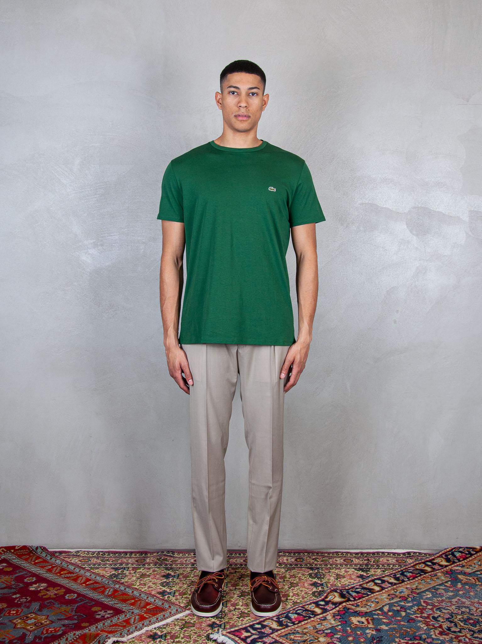 T-Shirt in cotone Pima TH6709 132 Lacoste 