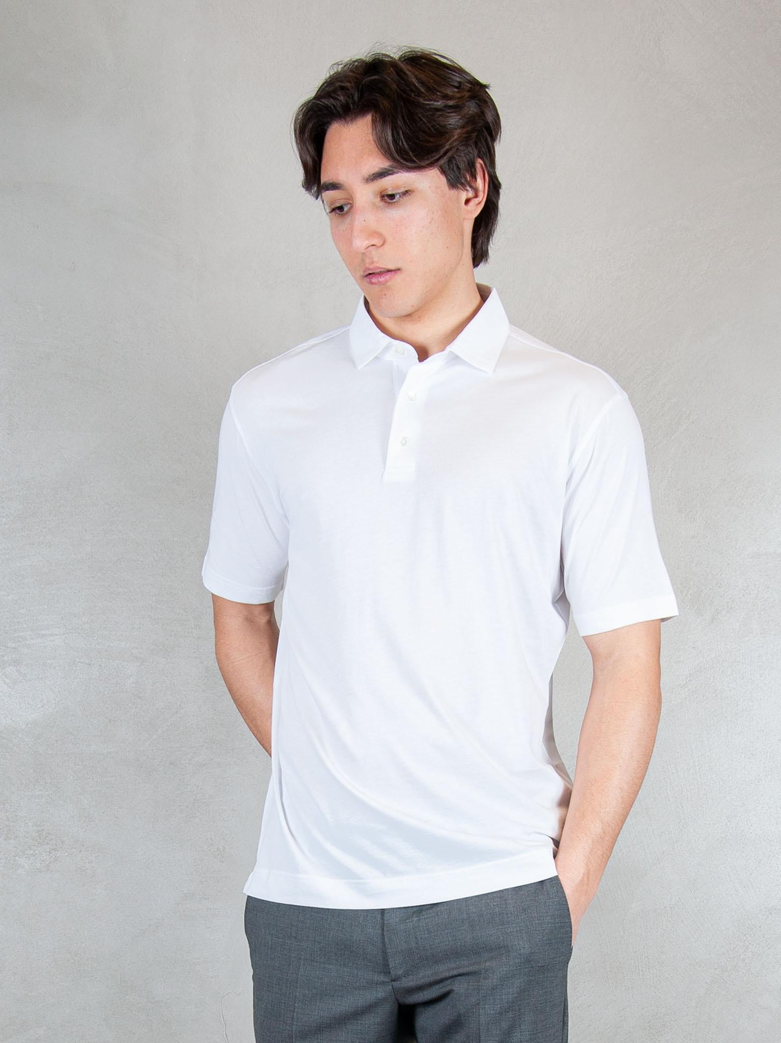Raphael1966 Polo SS Cotone Pima DK17102 BIANCO Raphael - Dkt 
