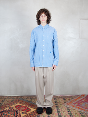 Ader Error Camicia <BR/>Check Shirt BMSGFYSH0102 BL-BLUE Ader Error 