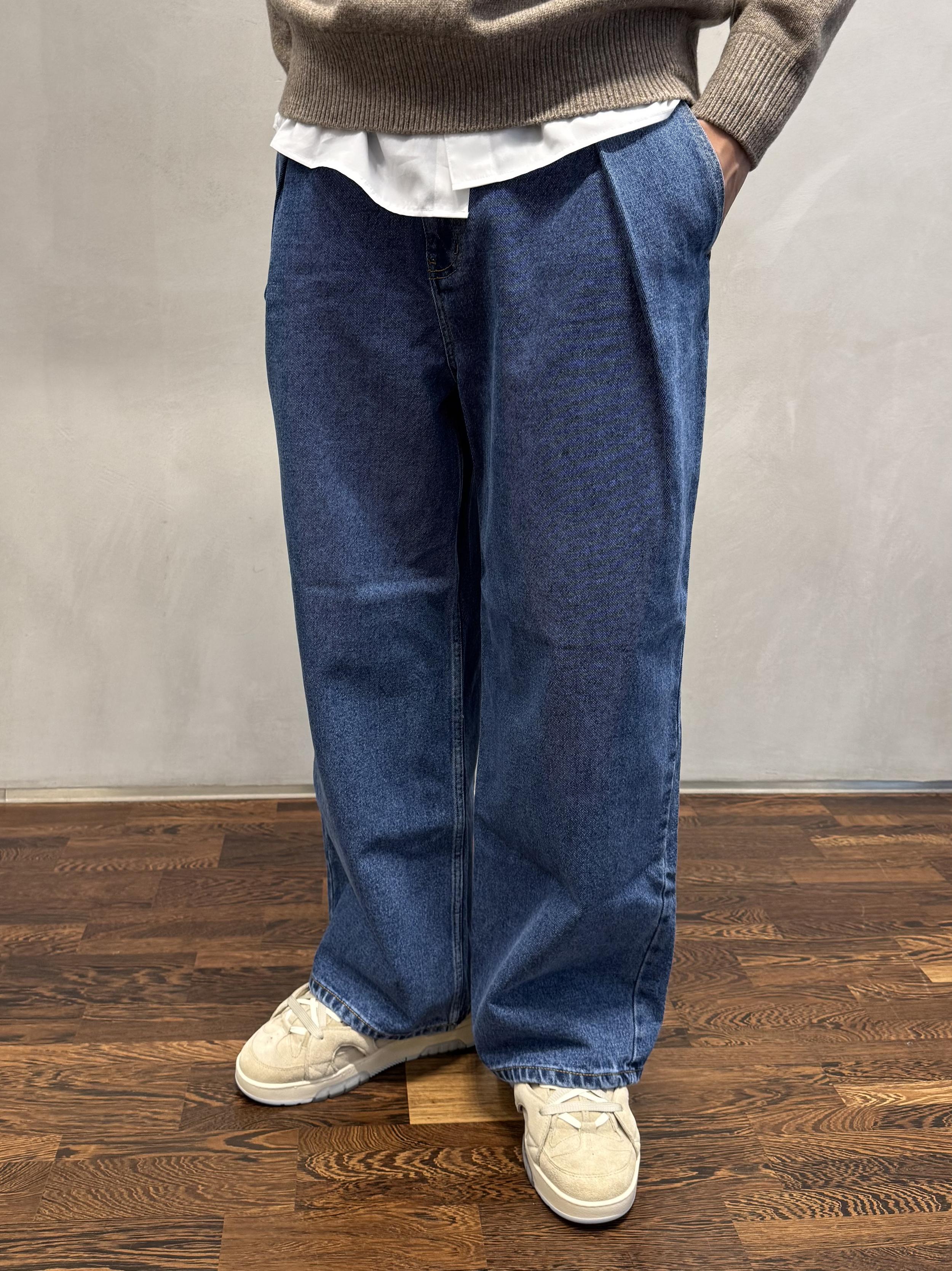 Ader Error Jeans Pleats Denim BMSGFYJE0102 BL-BLUE Ader Error 