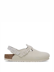 Birkenstock <BR/>Tokio Suede TOKIO SUEDE-ANTIQUE WHT Birkenstock 