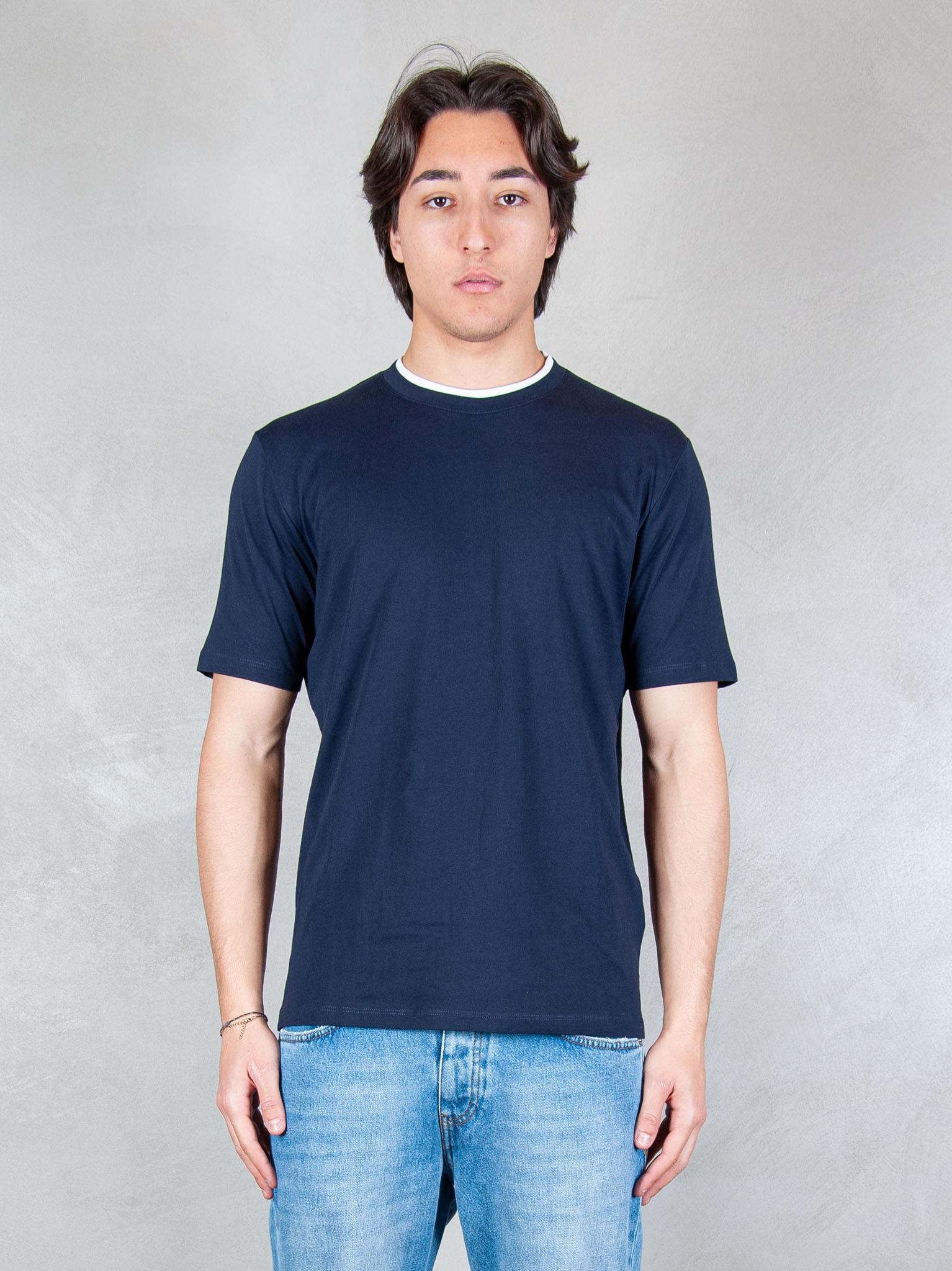 Seinse Tshirt Doppio Collo TE3215 BLUE NAVY Seinse 