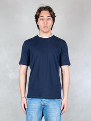 Seinse Tshirt <BR/>Doppio Collo TE3215 BLUE NAVY Seinse 
