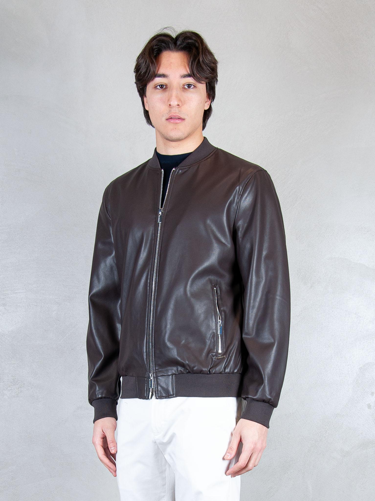 Markup Giubbotto Bomber Ecopelle MK14005 MORO MarkUp 