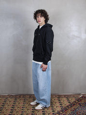 Hooded Sweatshirt Open Light Fleece SS057A-2246G 888 C.P. company 