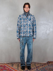 Acupuncture Camicia <BR/>Hyper Acid Shirt HYPER ACID SHIRT BLUE GRID Acupuncture 