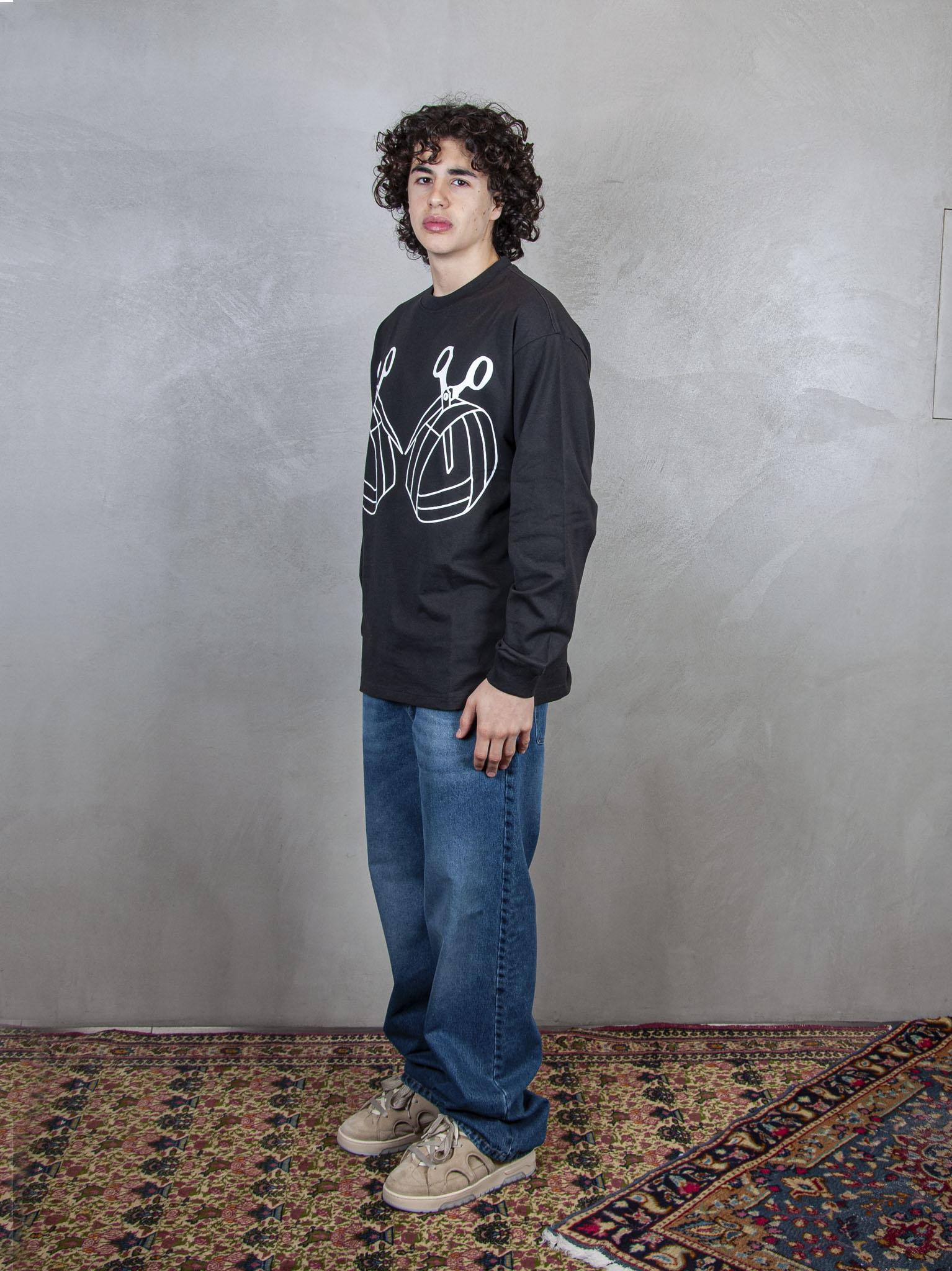 TTT T-Shirt Mobius Band Ls 12LS003 BLACK TTT 