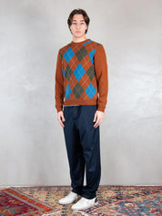 Sun68 Maglia Girocollo Argyle K45160 9380 Sun68 