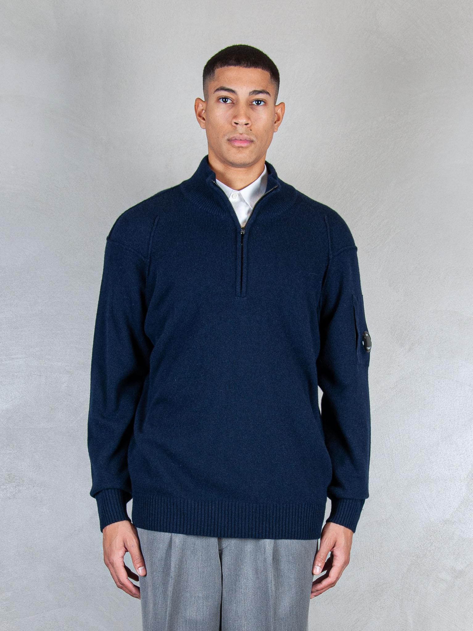 C.P. Company Maglia Lambswool half zip KN709A-110149A 888 C.P. company 