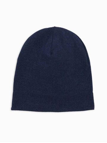 Berretto reversibile unisex pile blu righe multicolor AP104373 31605 Gallo 