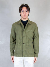 Chesapeak's Overshirt <BR/>Saint Malò SAINT MALO CTN/LIN-MIL GRN Chesapeak's 