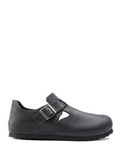 Birkenstock <BR/>London LONDON OILED LTHR-BLACK Birkenstock 
