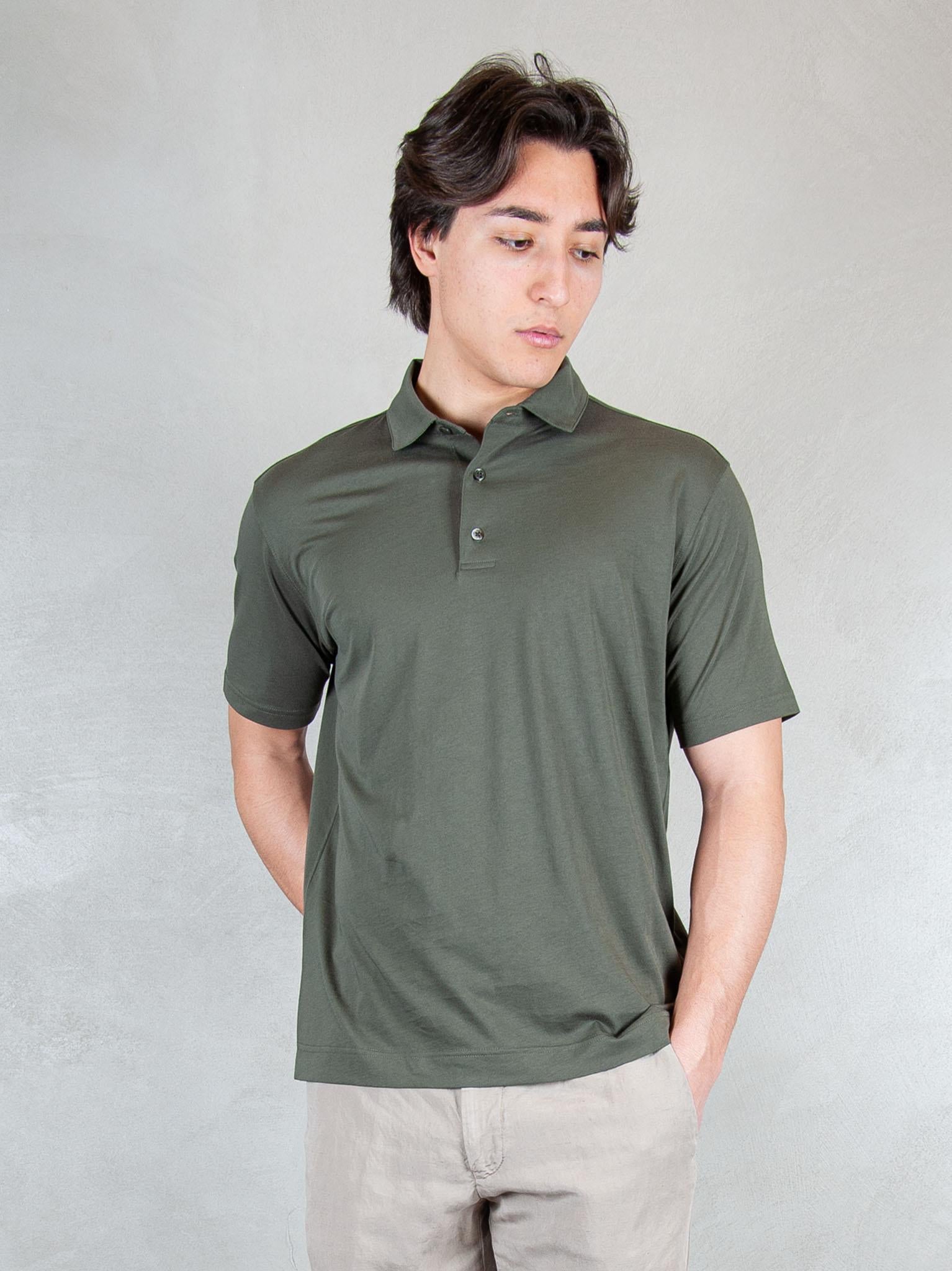 Raphael1966 Polo SS Cotone Pima DK17102 MILITARE Raphael - Dkt 