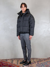 I'M Brian Giubbotto <BR/>Puffer Crop GIU3478 NERO I'm Brain 
