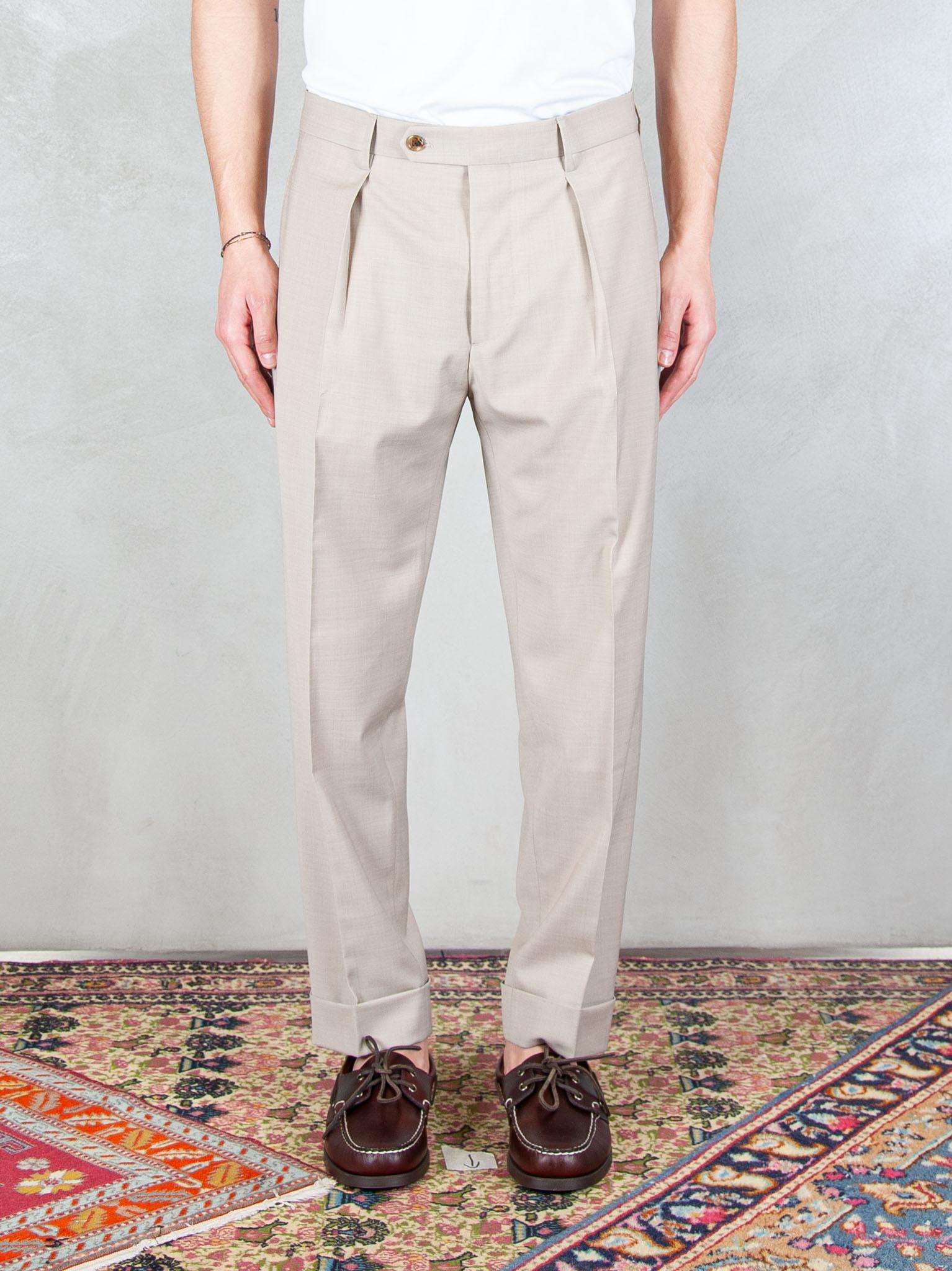 Berwich Pantaloni Chiaia CHIAIA P01383X-DESERT Berwich 