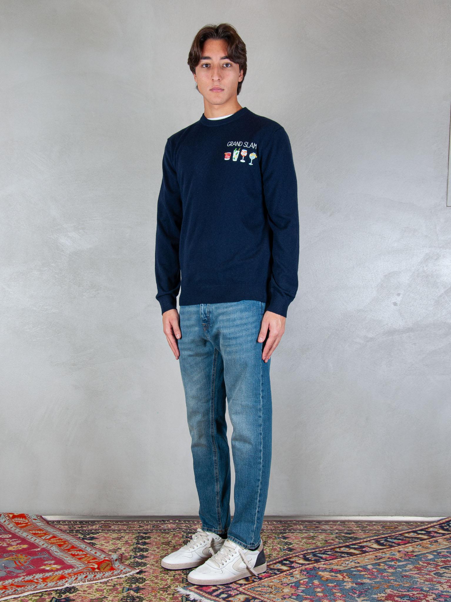 MC2 Saint Barth maglia Heron embroyed wool HER0024 03491I MC2 St Barth 