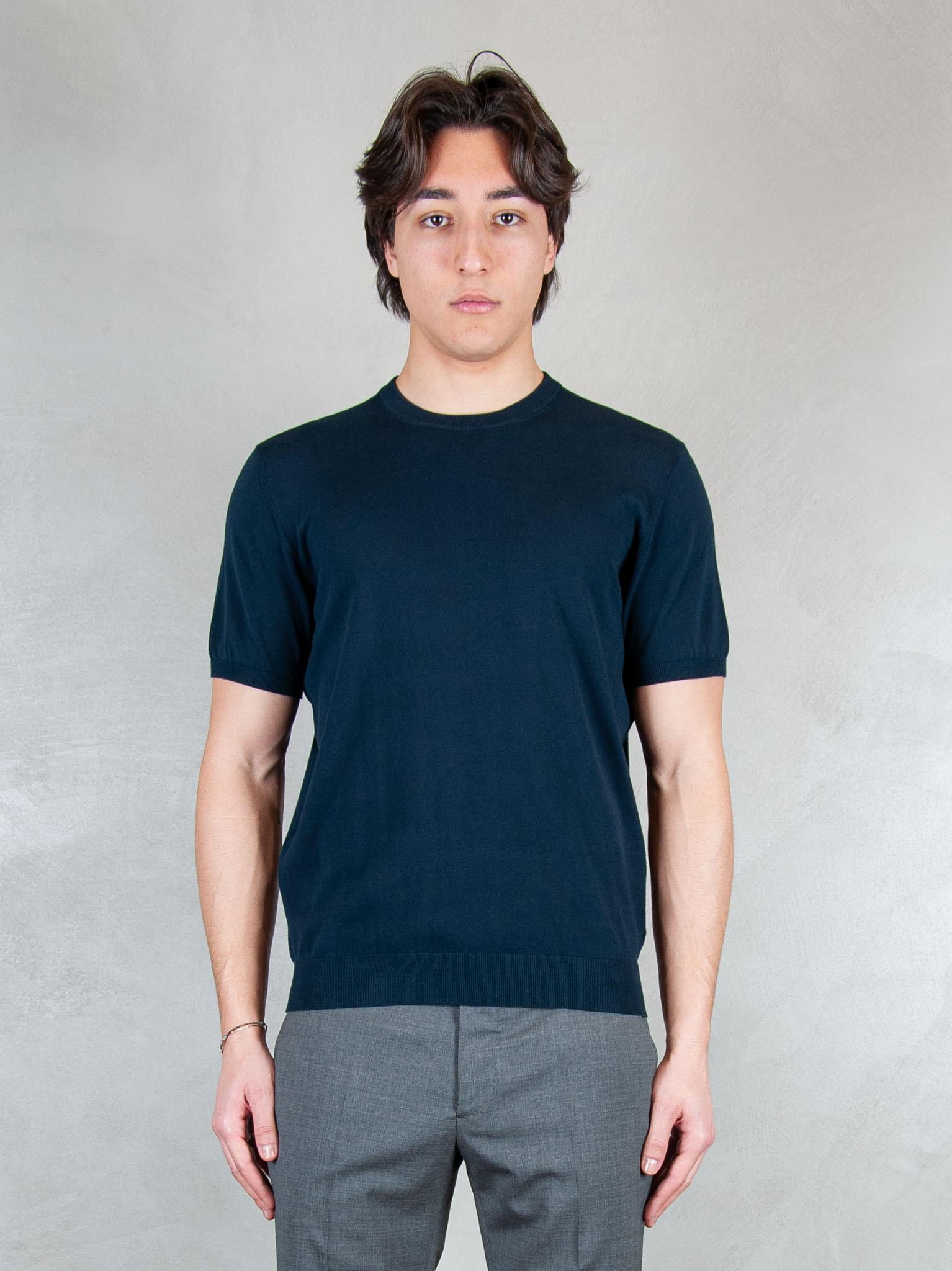 Raphael1966 Maglia Tshirt Cotone Crepe DK17003 BLU NOTTE Raphael - Dkt 