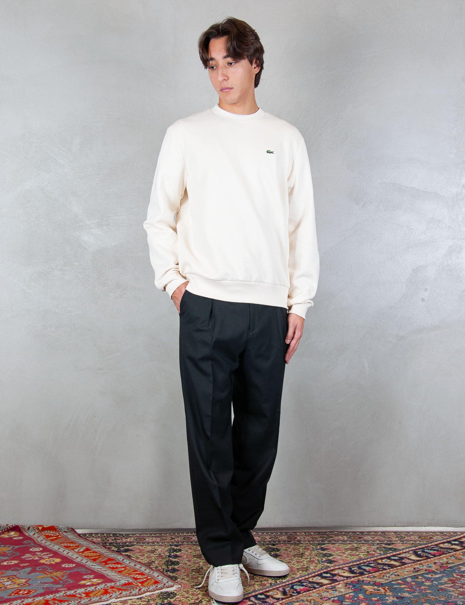 Felpa girocollo SH9608 XFJ Lacoste 