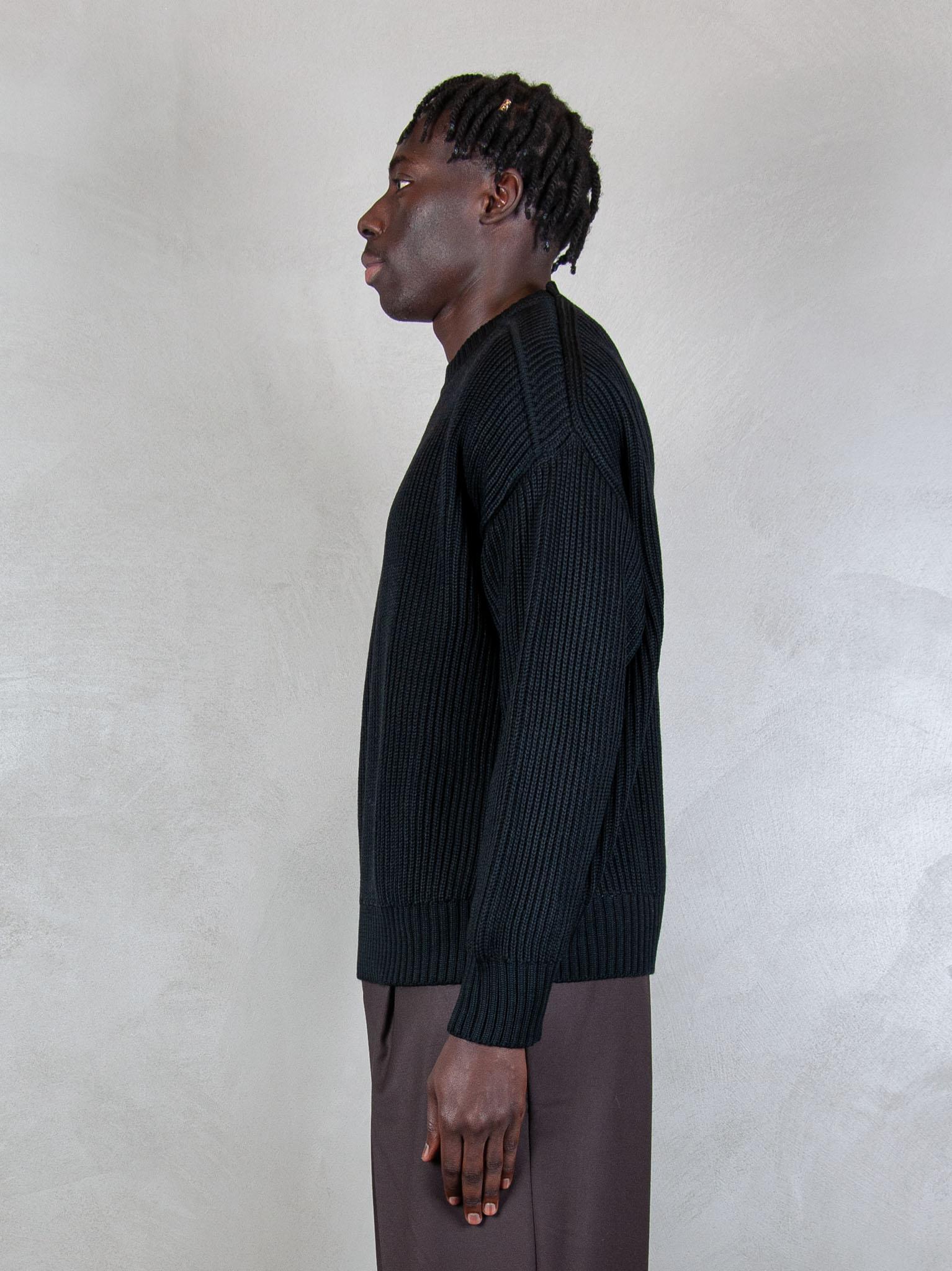 Hi Five Maglia Rib Sweater RIB SWEATER BLACK Hi Five 