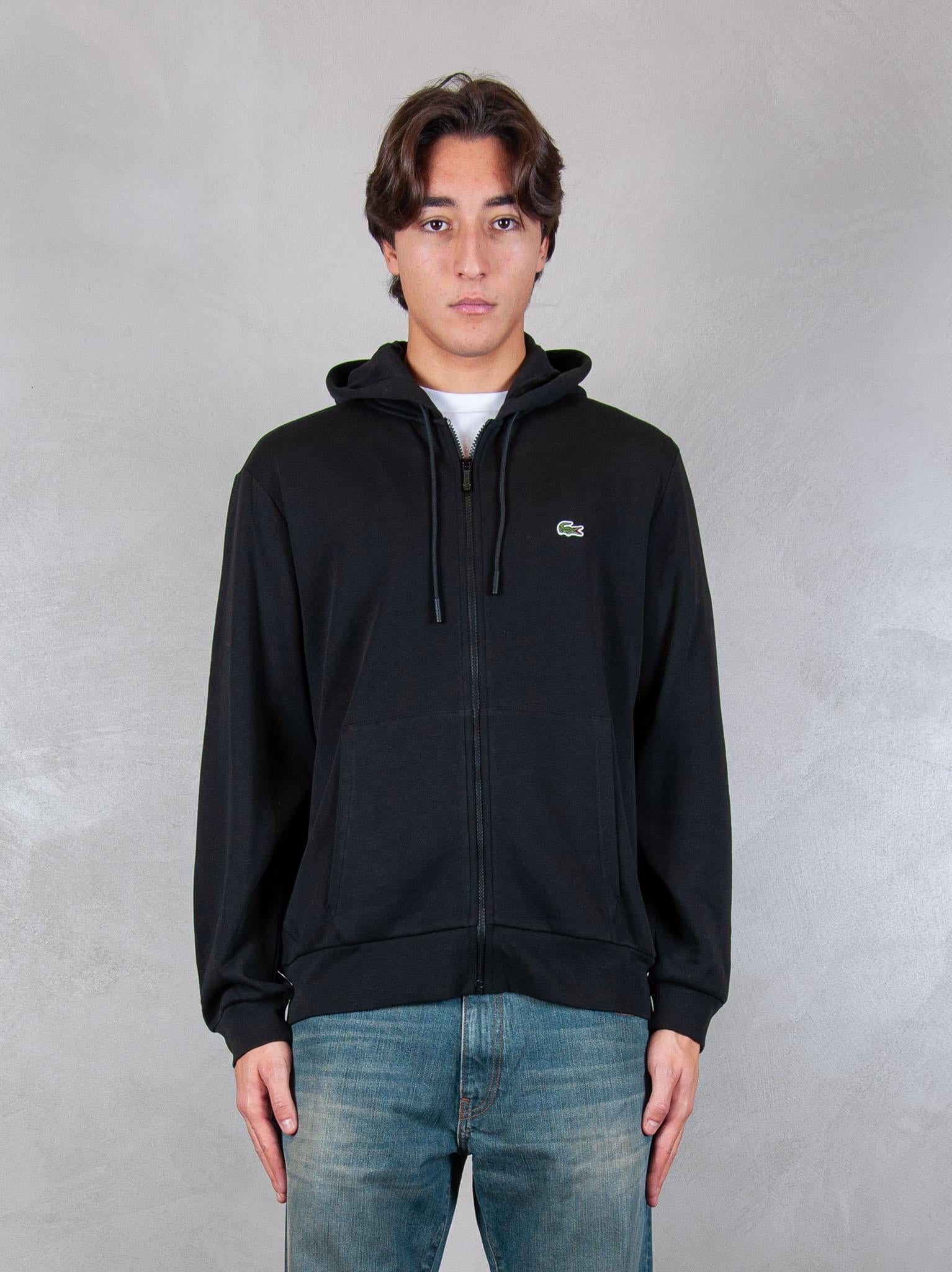 Lacoste Felpa cappuccio con zip SH9626 031 Lacoste 