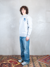 Public Possession felpa <BR/>P.Più Pasta Crewneck P.PIU PASTA HEATHER GREY Public Possession 