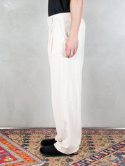 I'M Brian <BR/>Pantalone Loose 2 pinces PA3680 PANNA I'm Brian 