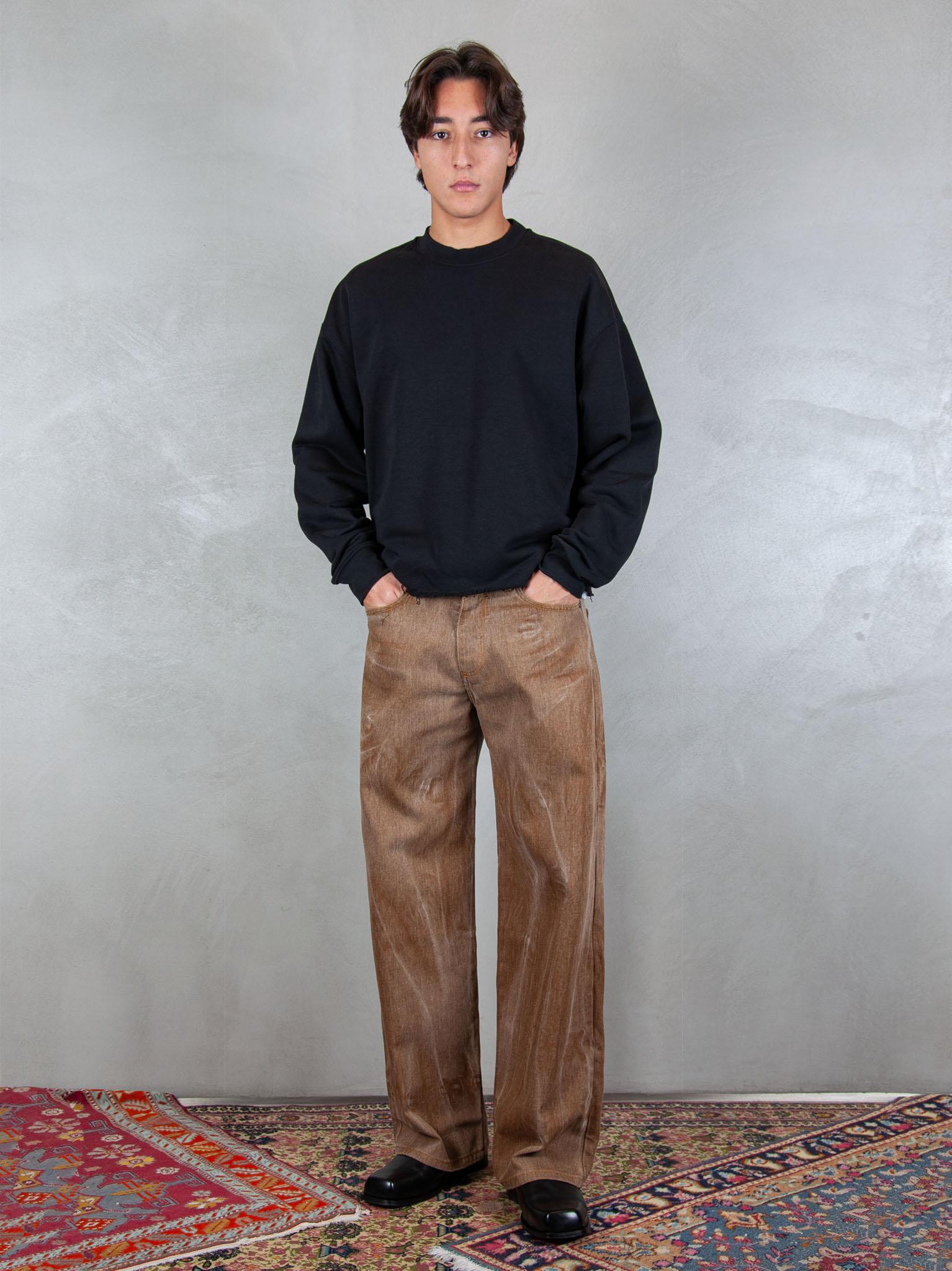 Woc felpa Tucson crewneck SW104FL NERO WOC 